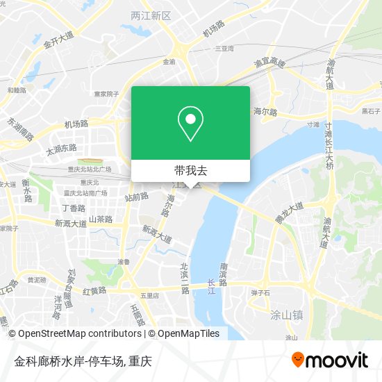 金科廊桥水岸-停车场地图