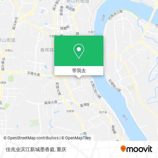 佳兆业滨江新城墨香庭地图