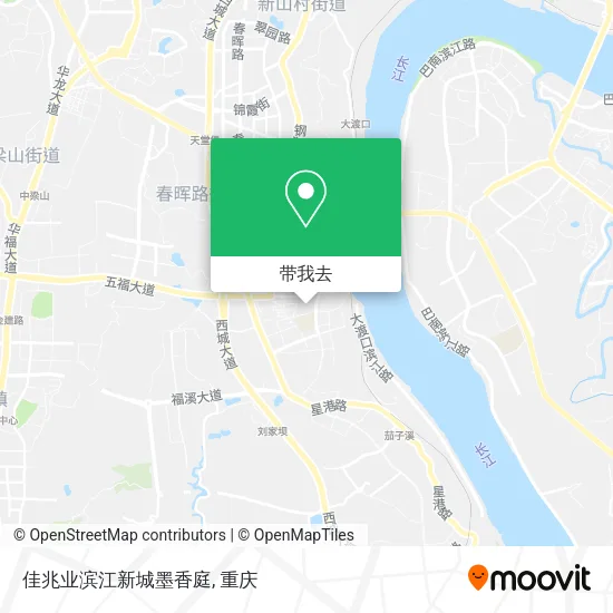 佳兆业滨江新城墨香庭地图