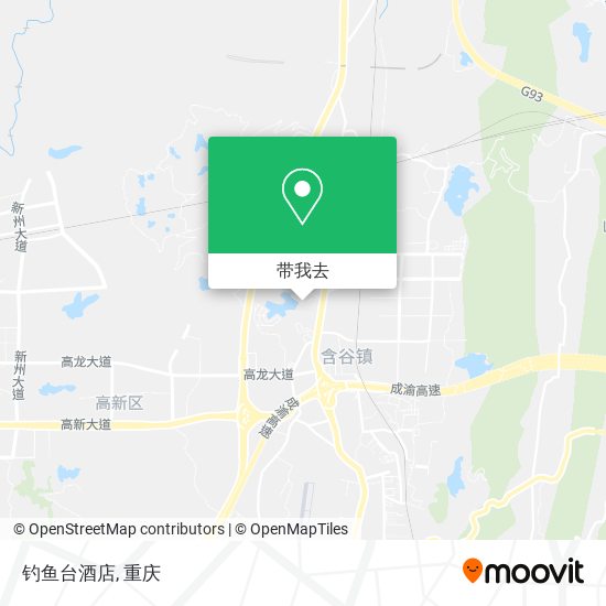 钓鱼台酒店地图