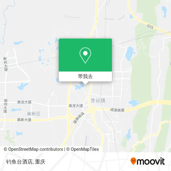 钓鱼台酒店地图