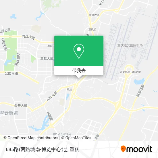 685路(两路城南-博览中心北)地图