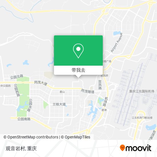 观音岩村地图