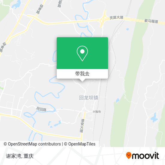 谢家湾地图