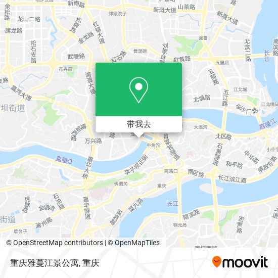 重庆雅蔓江景公寓地图