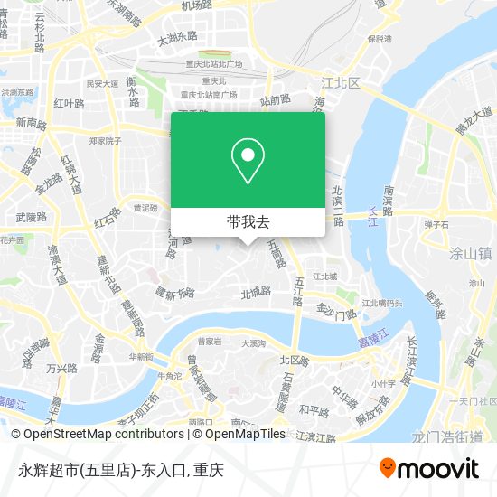 永辉超市(五里店)-东入口地图