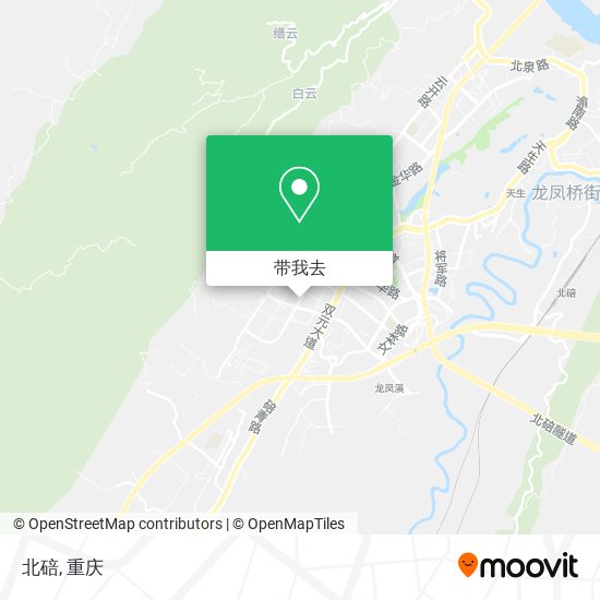 北碚地图