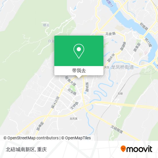 北碚城南新区地图
