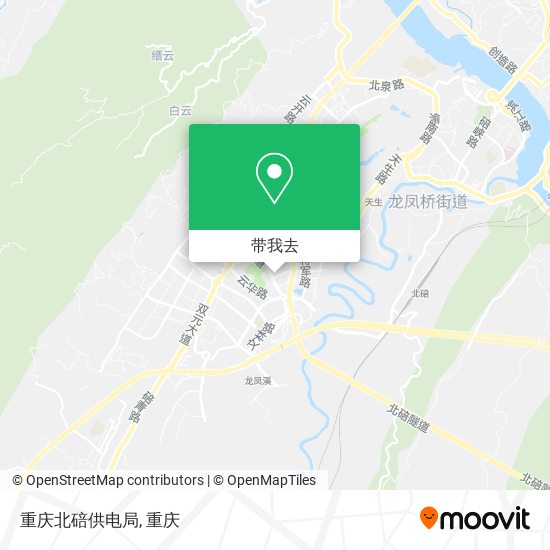重庆北碚供电局地图