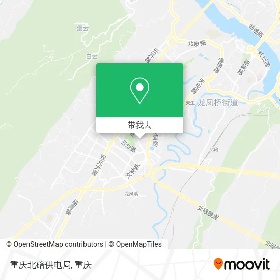 重庆北碚供电局地图