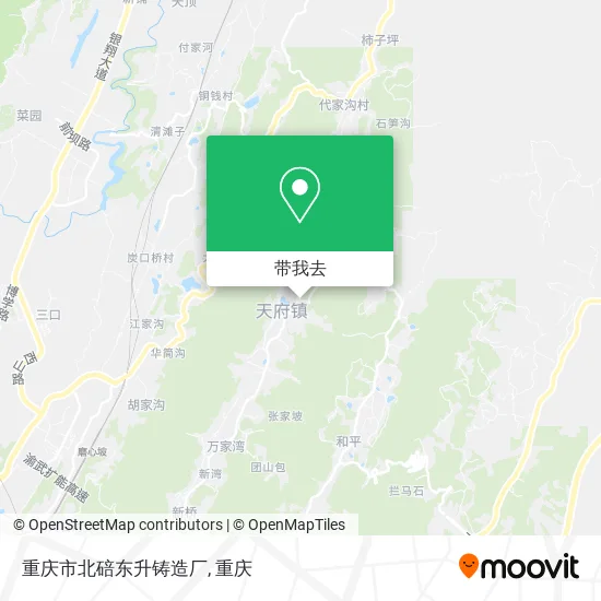 重庆市北碚东升铸造厂地图