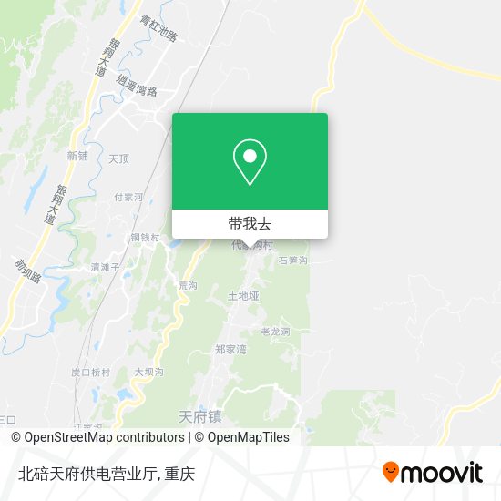 北碚天府供电营业厅地图