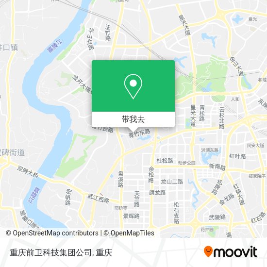 重庆前卫科技集团公司地图