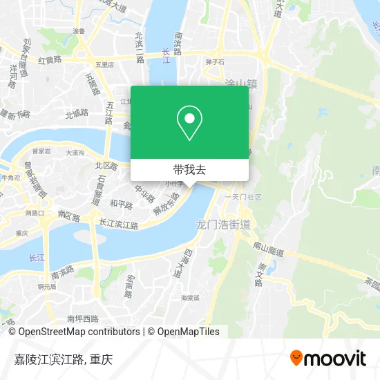 嘉陵江滨江路地图