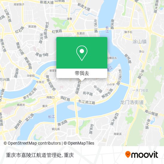 重庆市嘉陵江航道管理处地图