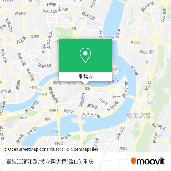 嘉陵江滨江路/黄花园大桥(路口)地图