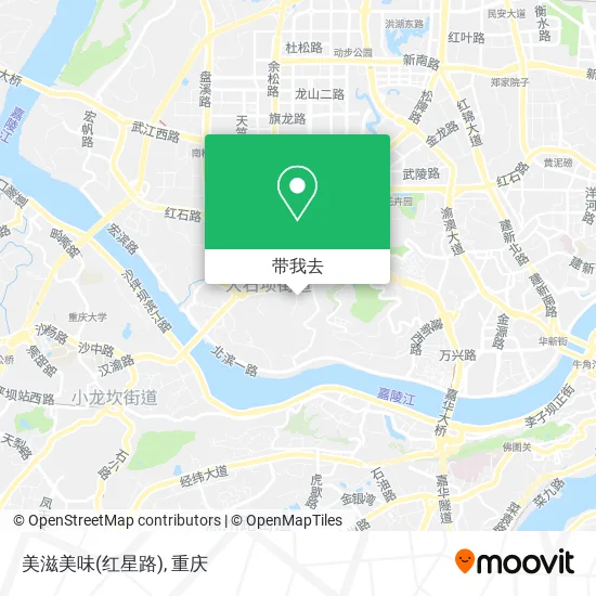美滋美味(红星路)地图