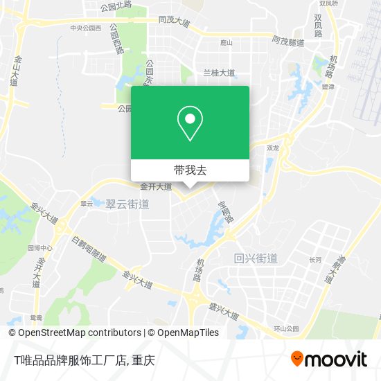 T唯品品牌服饰工厂店地图