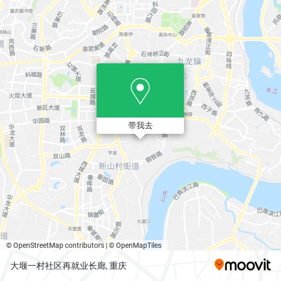 大堰一村社区再就业长廊地图