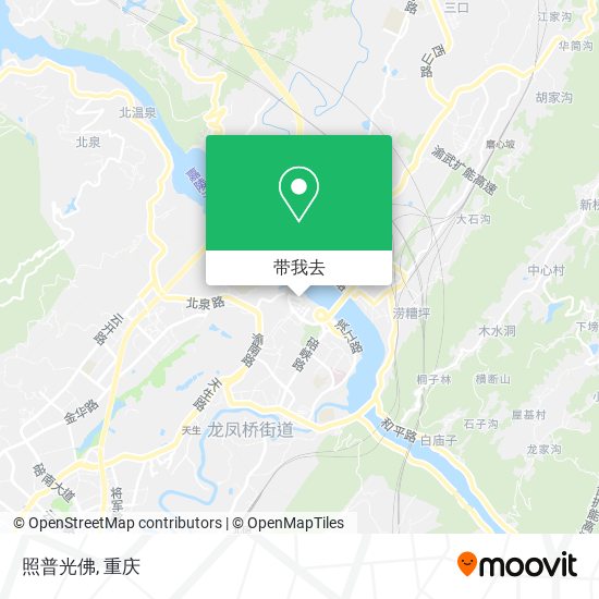 照普光佛地图