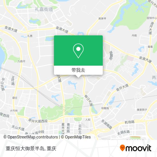 重庆恒大御景半岛地图