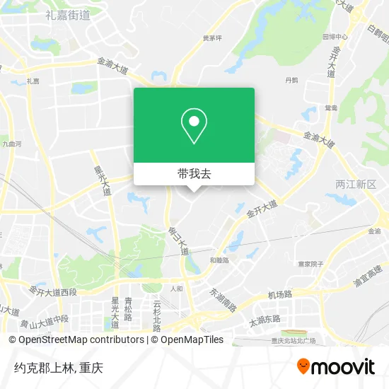 约克郡上林地图