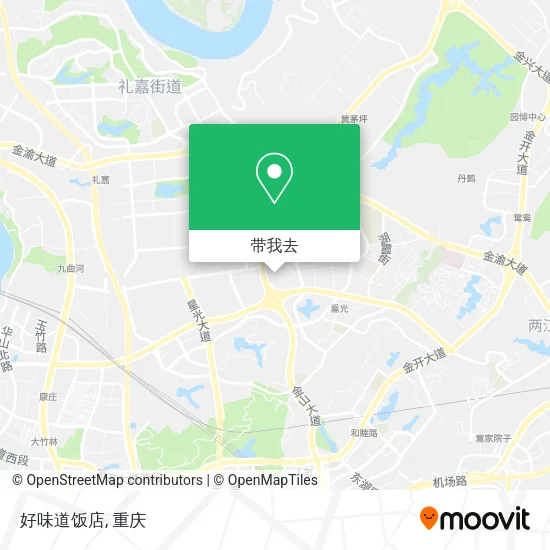 好味道饭店地图