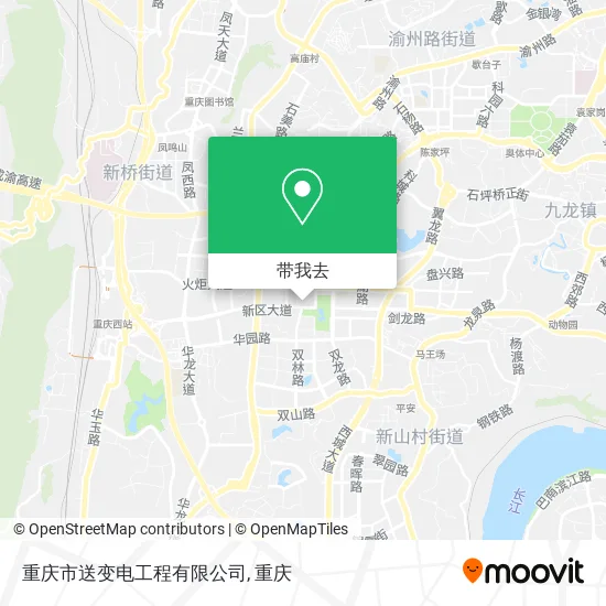 重庆市送变电工程有限公司地图
