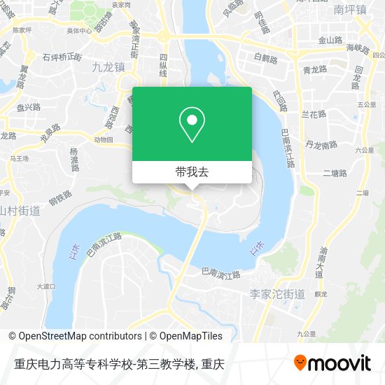 重庆电力高等专科学校-第三教学楼地图