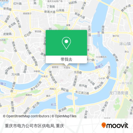 重庆市电力公司市区供电局地图