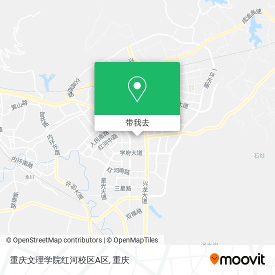 重庆文理学院红河校区A区地图