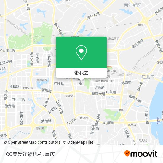 CC美发连锁机构地图