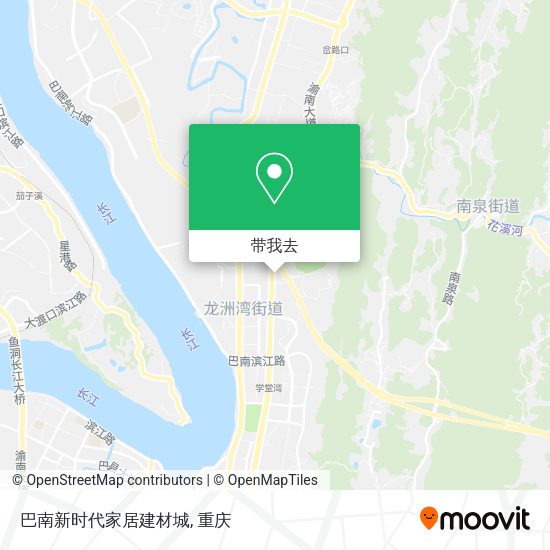 巴南新时代家居建材城地图