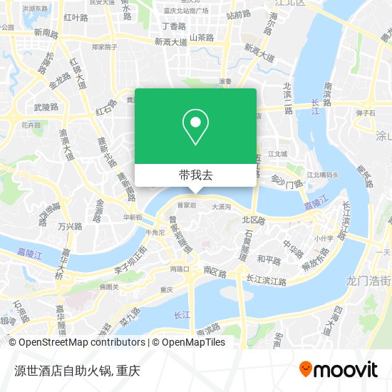 源世酒店自助火锅地图