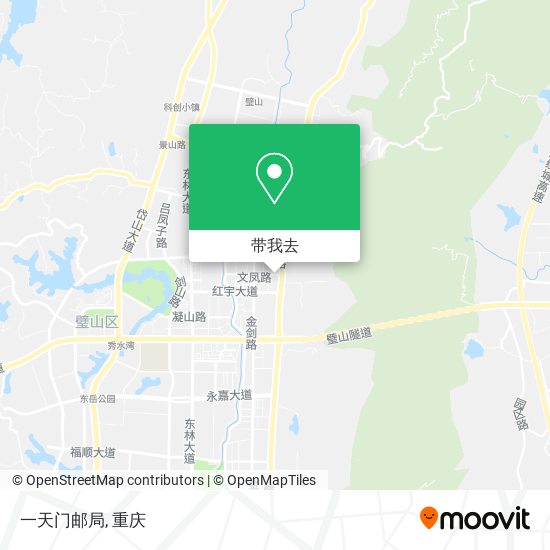 一天门邮局地图