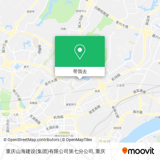 重庆山海建设(集团)有限公司第七分公司地图