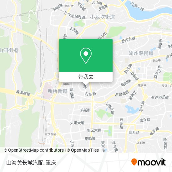 山海关长城汽配地图