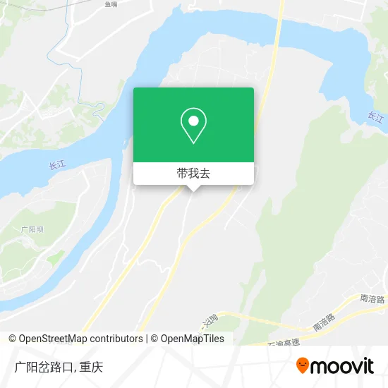 广阳岔路口地图