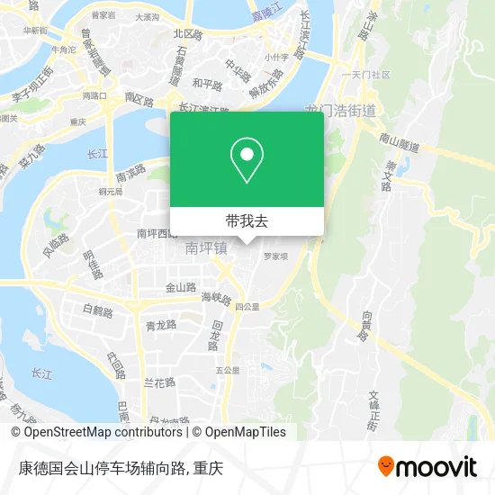 康德国会山停车场辅向路地图