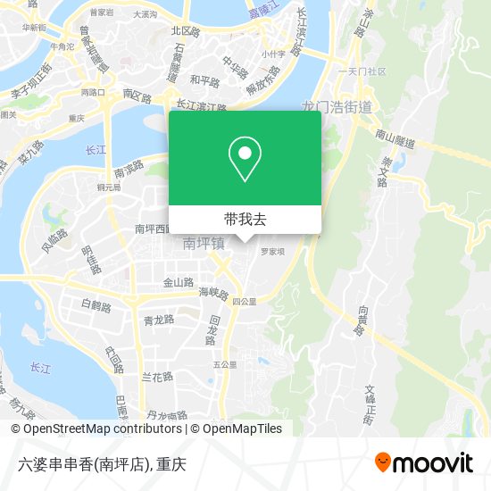 六婆串串香(南坪店)地图