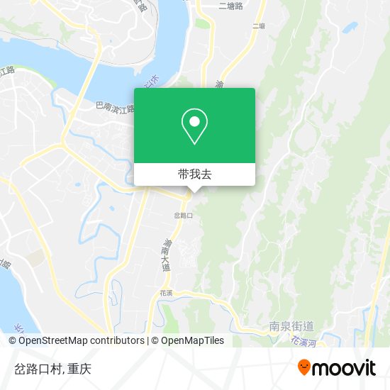 岔路口村地图