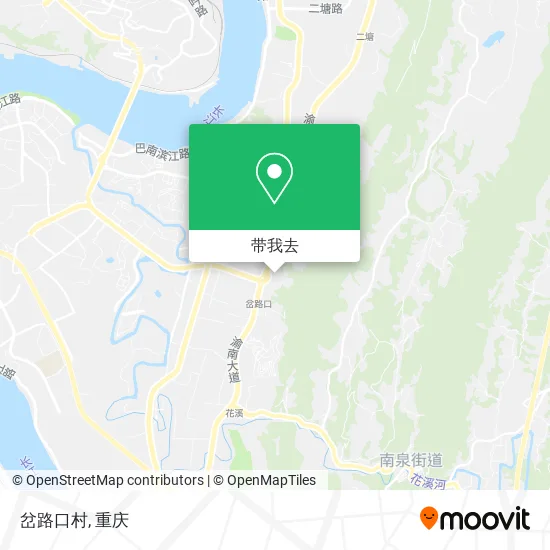 岔路口村地图