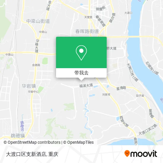 大渡口区支新酒店地图