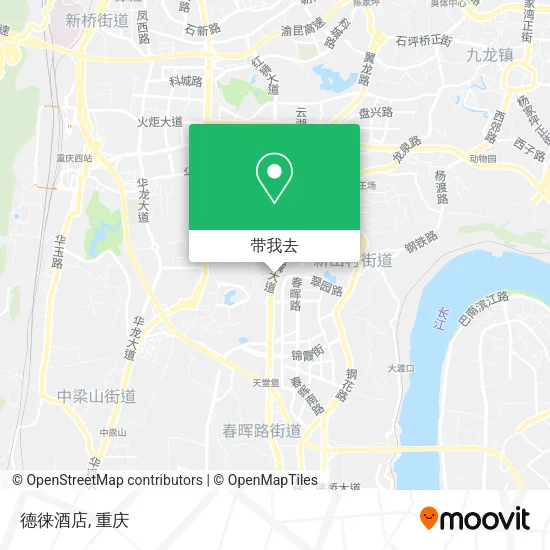 德徕酒店地图