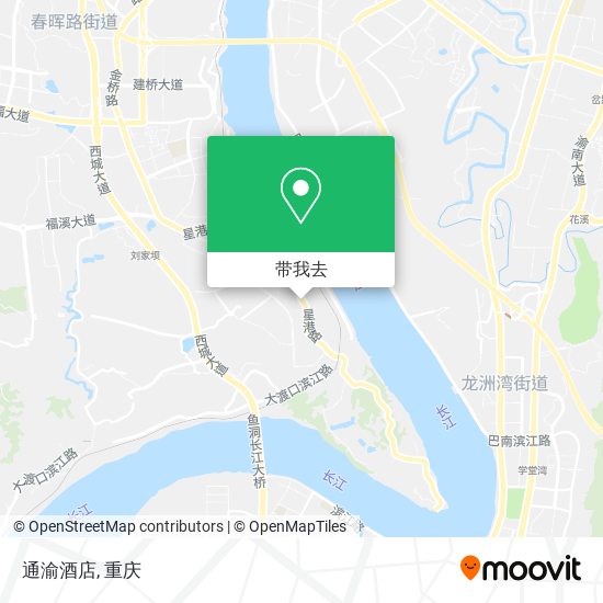 通渝酒店地图
