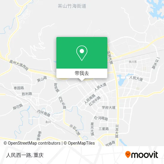 人民西一路地图
