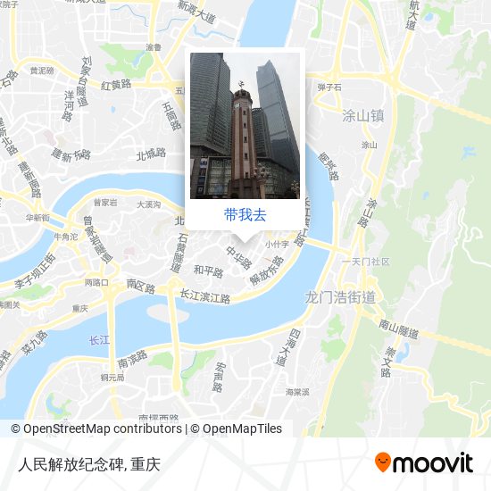 人民解放纪念碑地图