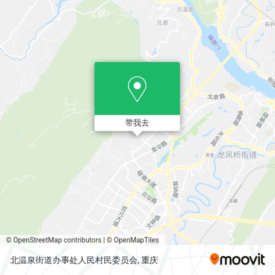 北温泉街道办事处人民村民委员会地图