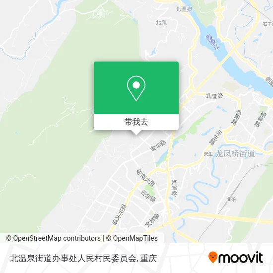 北温泉街道办事处人民村民委员会地图