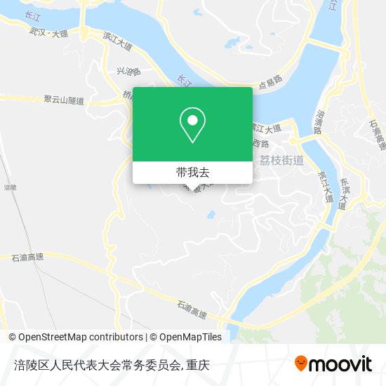 涪陵区人民代表大会常务委员会地图